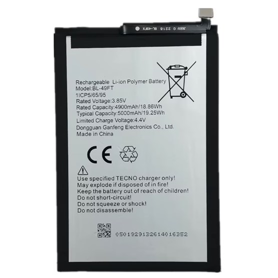 Tecno Spark 8C Batarya Pil