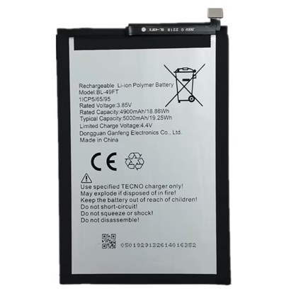 Tecno Spark 9 Batarya Pil