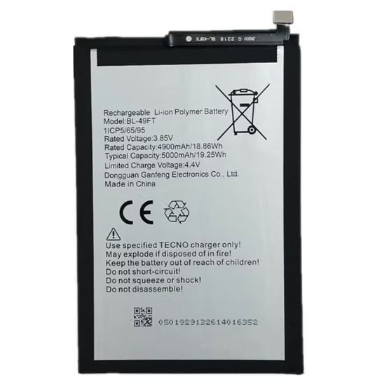 Tecno Spark 9 Batarya Pil