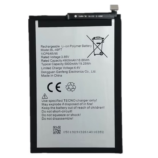 Tecno Spark 9 Pro Batarya Pil