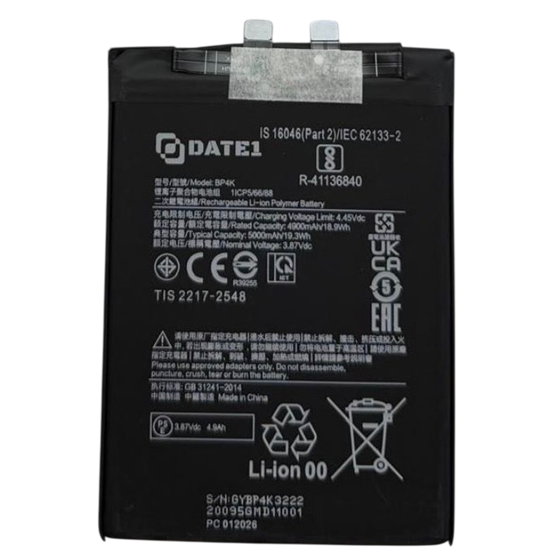 Xiaomi Note 12 Pro (5G) Batarya Pil