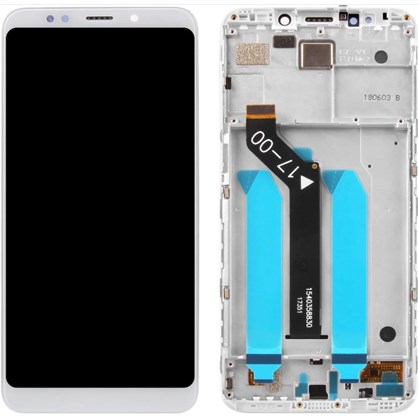 Xiaomi Redmi 5 Plus Lcd Ekran Dokunmatik (Çıtalı Beyaz)