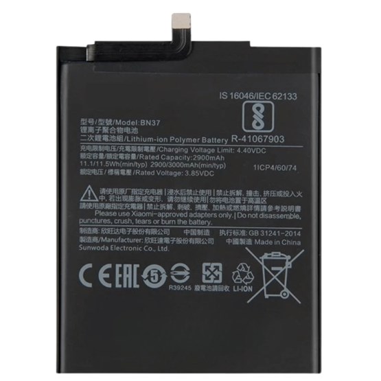 Xiaomi Redmi 6 Batarya Pil