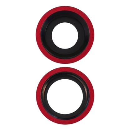 Apple İPhone 11 Kamera Camı Kamera Lensi Full Kırmızı