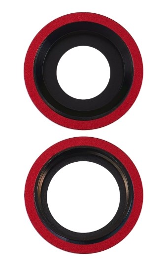 Apple İPhone 11 Kamera Camı Kamera Lensi Full Kırmızı