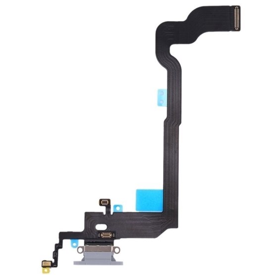 Apple iPhone X Şarj Soketi Kulaklık Mikrofon Film Bordu Beyaz