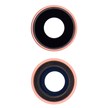 Apple iPhone XR Kamera Camı Kamera Lensi Full Mercan Coral