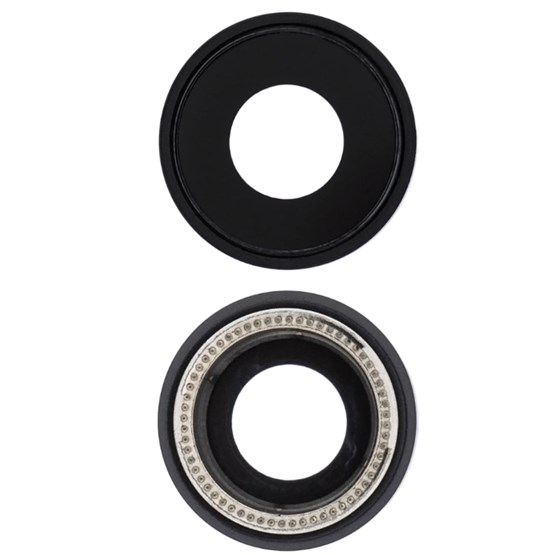 Apple iPhone XR Kamera Camı Kamera Lensi Full Siyah