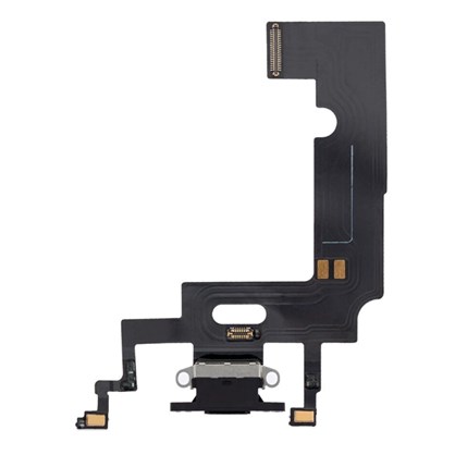 Apple iPhone XR Şarj Soketi Kulaklık Mikrofon Film Bordu Siyah