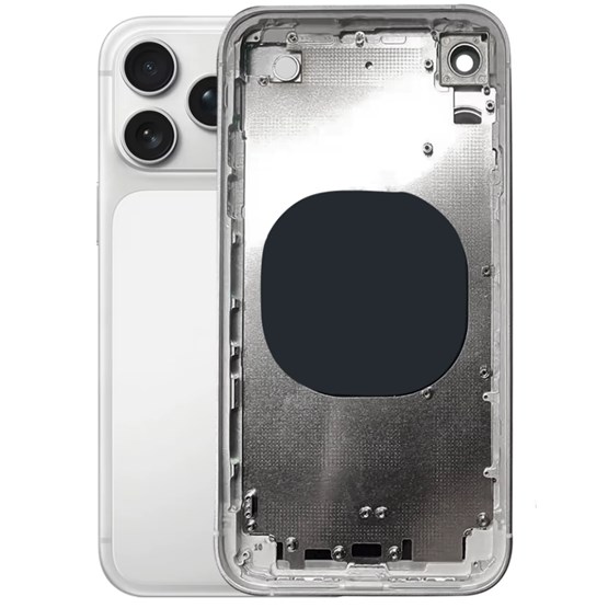 iphone 11 için 17 Pro Görünümlü Dönüşüm Kasa Gri