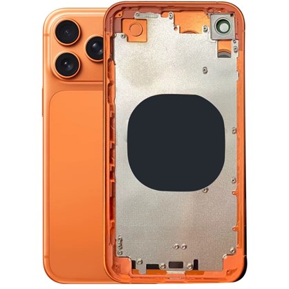 iphone 11 için 17 Pro Görünümlü Dönüşüm Kasa Turuncu