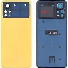 poco x4 pro arka kapak sarı renk 