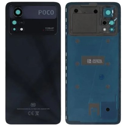 Poco X4 Pro Arka kapak Full Siyah